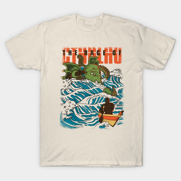 The Rage of Cthulhu T-Shirt by leepianti